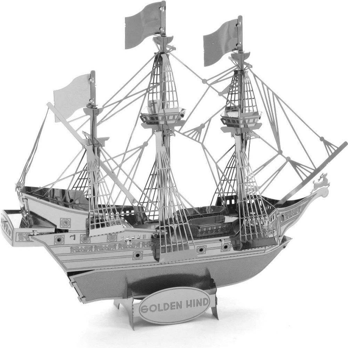Metal Earth schip Golden Hind 3D modelbouwset