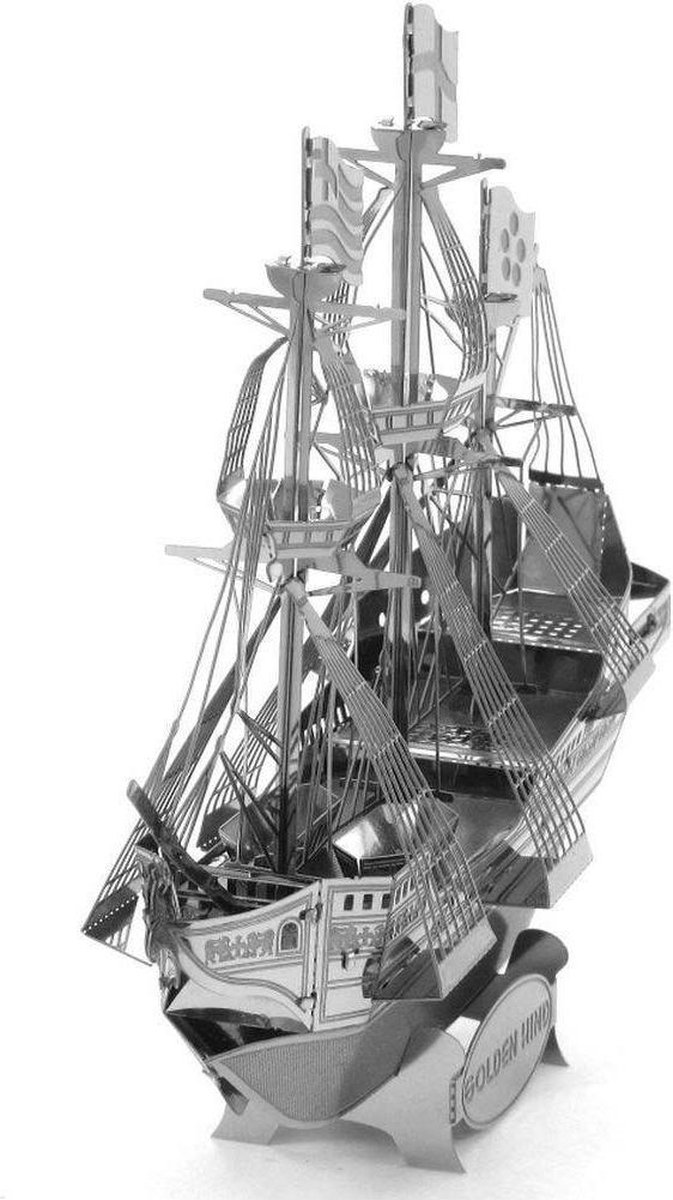 Metal Earth schip Golden Hind 3D modelbouwset