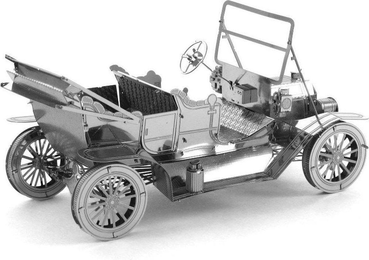 Metal Earth Ford 1908 3D modelbouwset 9 cm - Silver