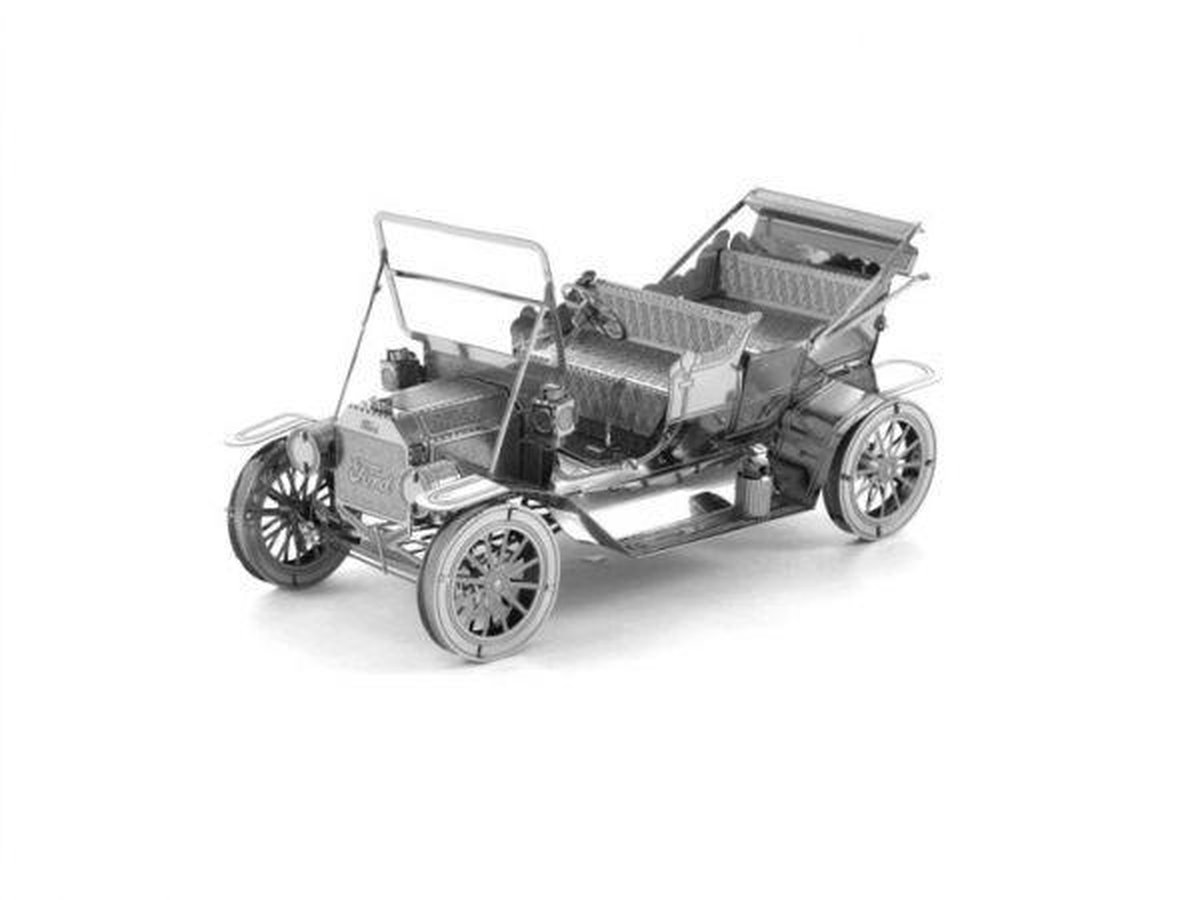 Metal Earth Ford 1908 3D modelbouwset 9 cm - Silver