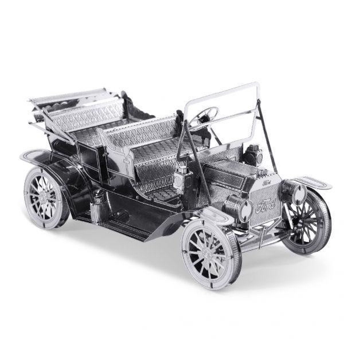 Metal Earth Ford 1908 3D modelbouwset 9 cm - Silver