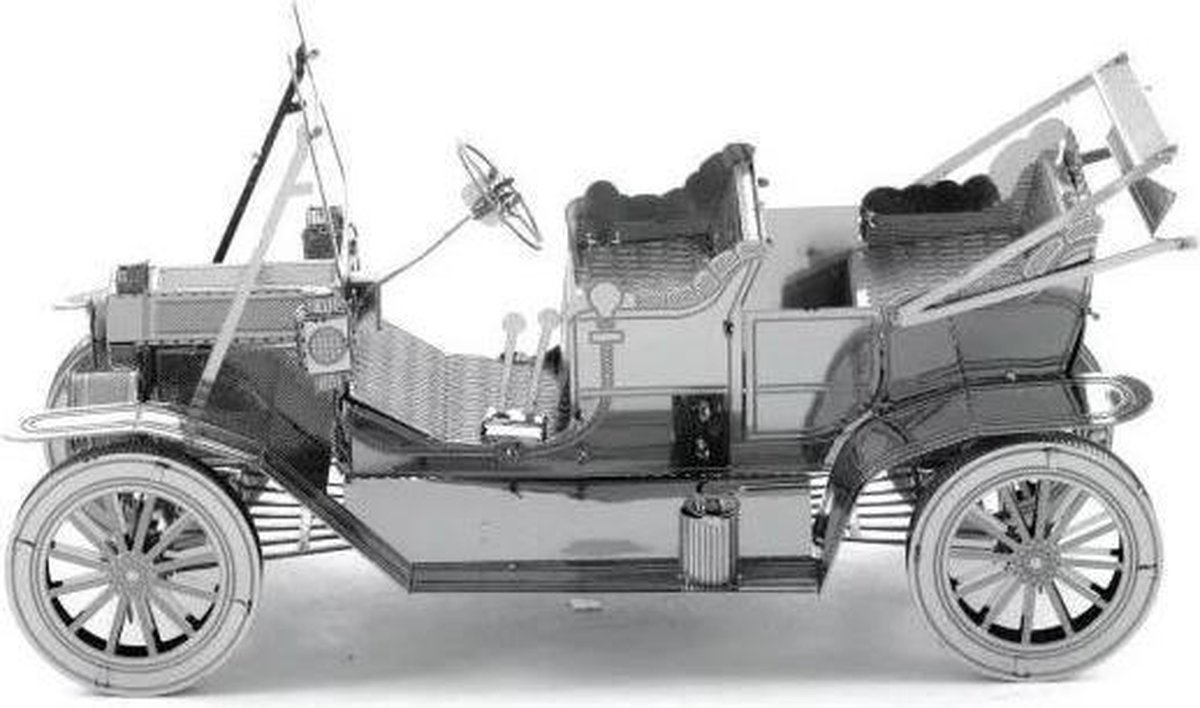 Metal Earth Ford 1908 3D modelbouwset 9 cm - Silver