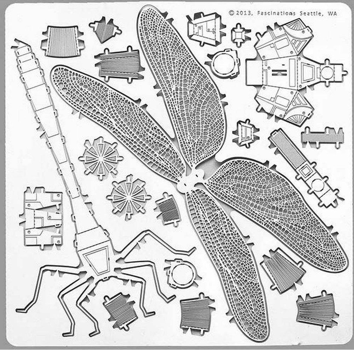 Metal Earth Libelle 3D modelbouwset 10,9 cm