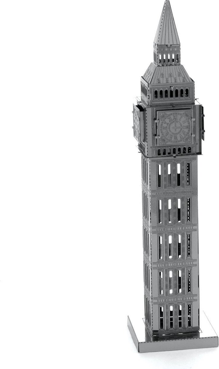 Metal Earth Big Ben 3D modelbouwset 12 cm - Silver