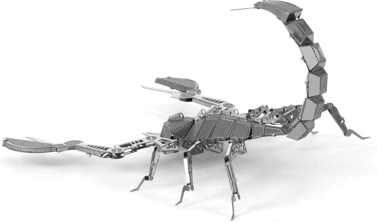 Metal Earth schorpioen 3D modelbouwset 12 cm - Silver
