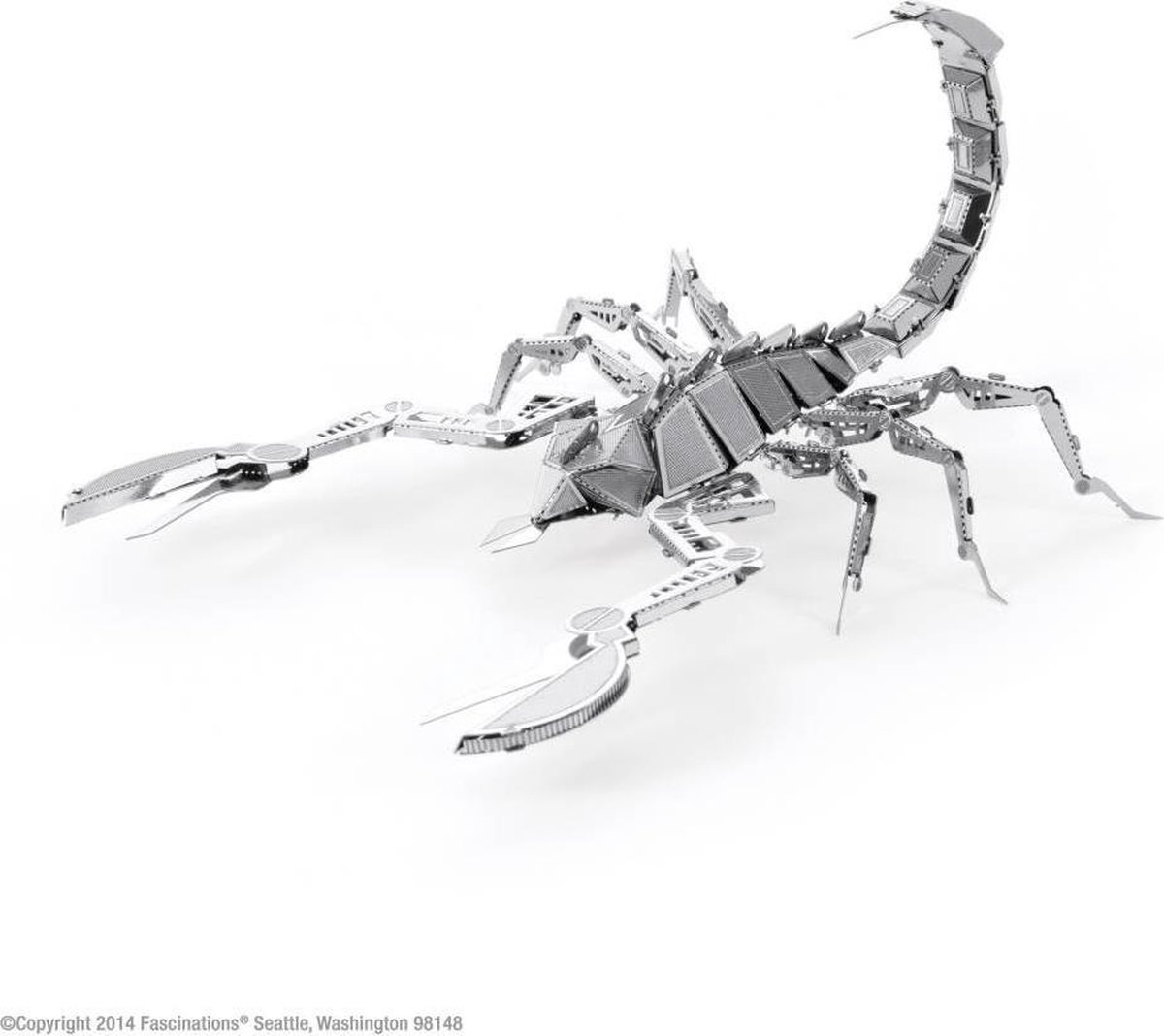 Metal Earth schorpioen 3D modelbouwset 12 cm - Silver