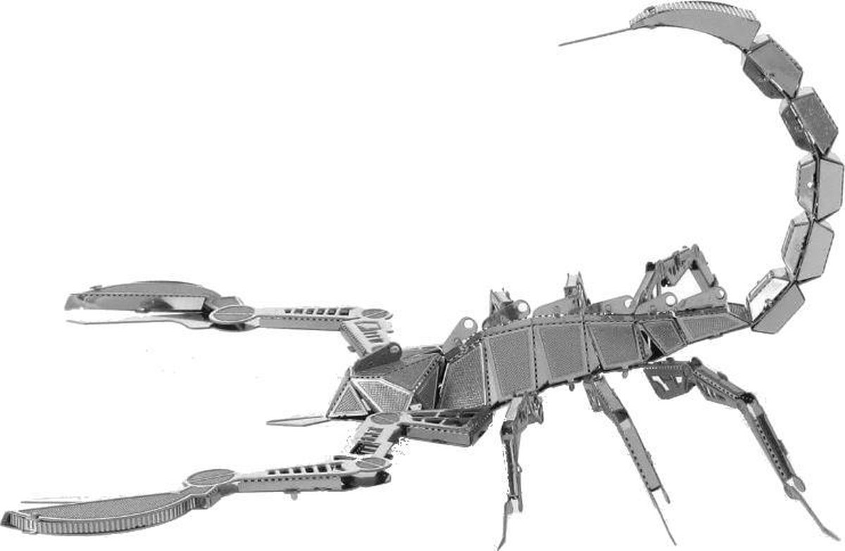 Metal Earth schorpioen 3D modelbouwset 12 cm - Silver