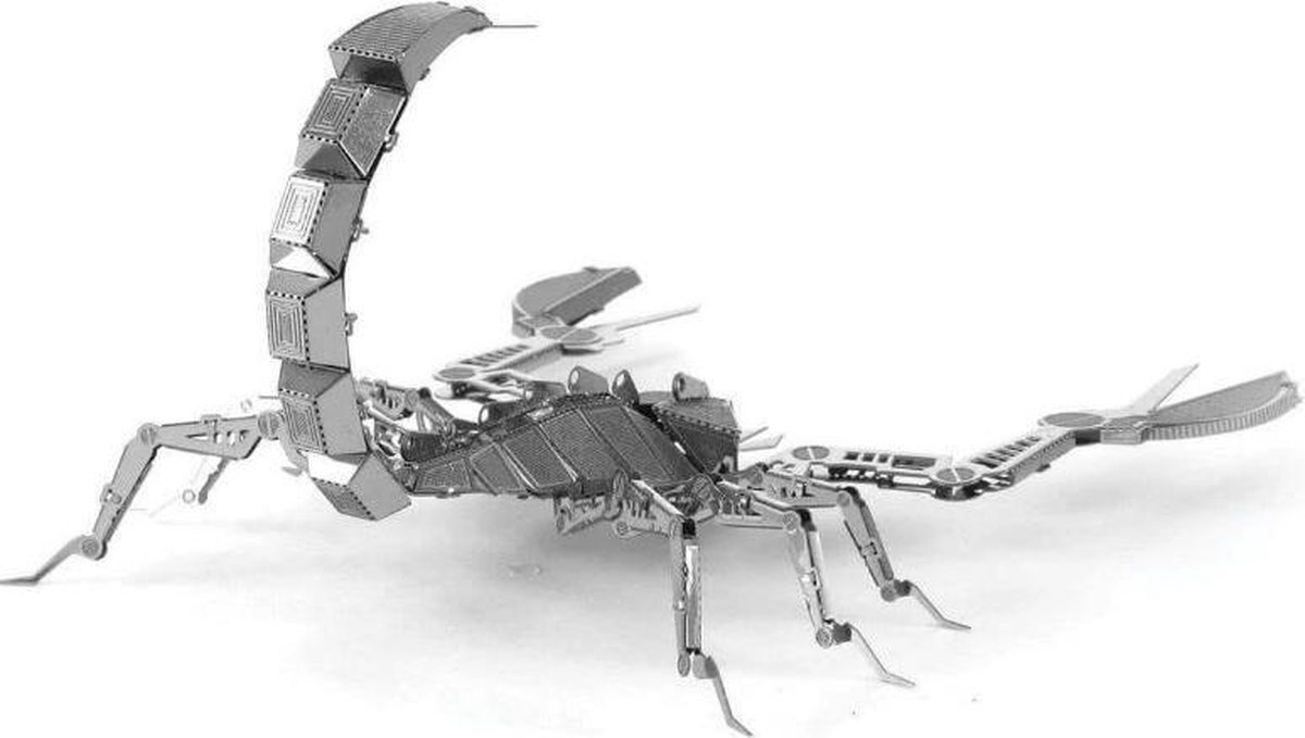 Metal Earth schorpioen 3D modelbouwset 12 cm - Silver