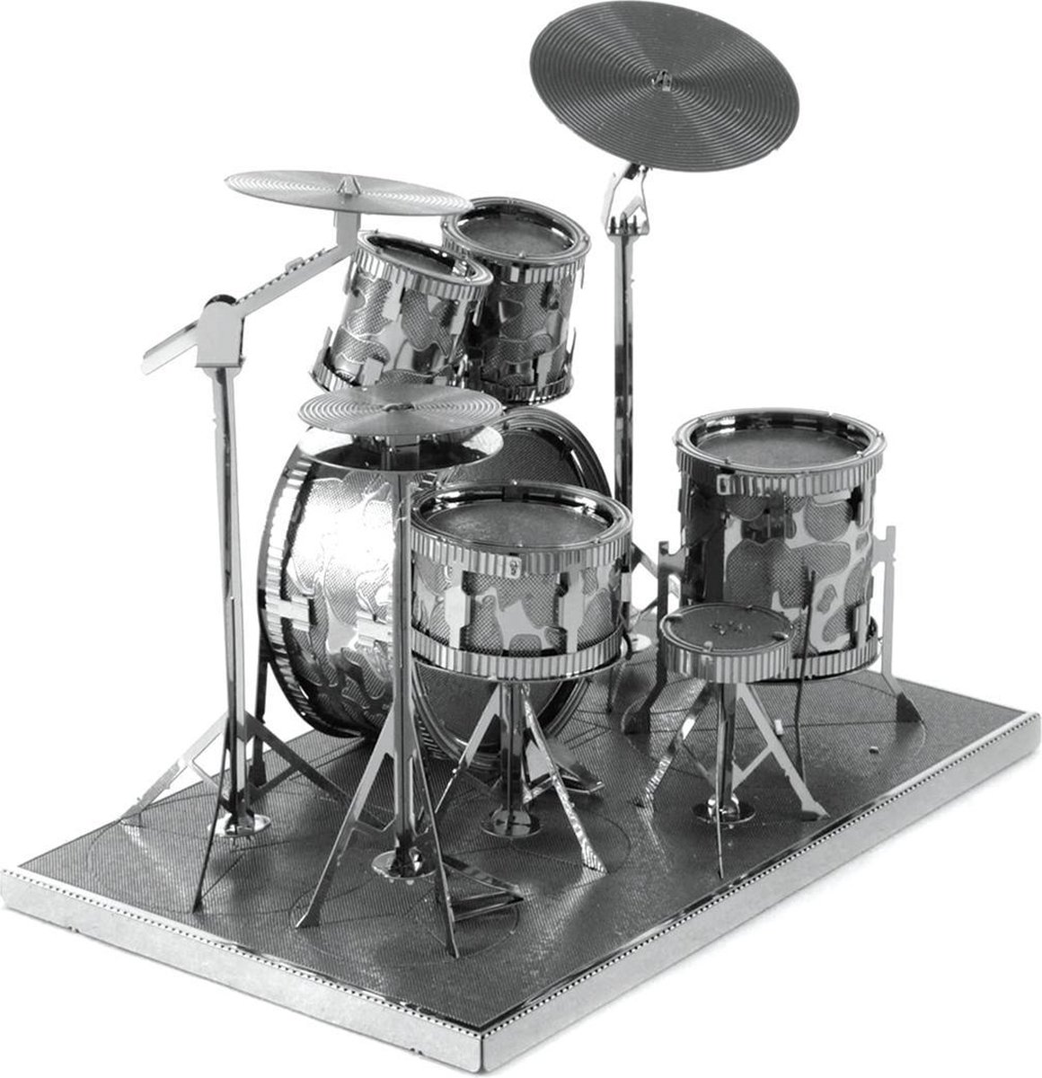 Metal Earth Drumstel 3D modelbouwset 8,2 cm - Silver