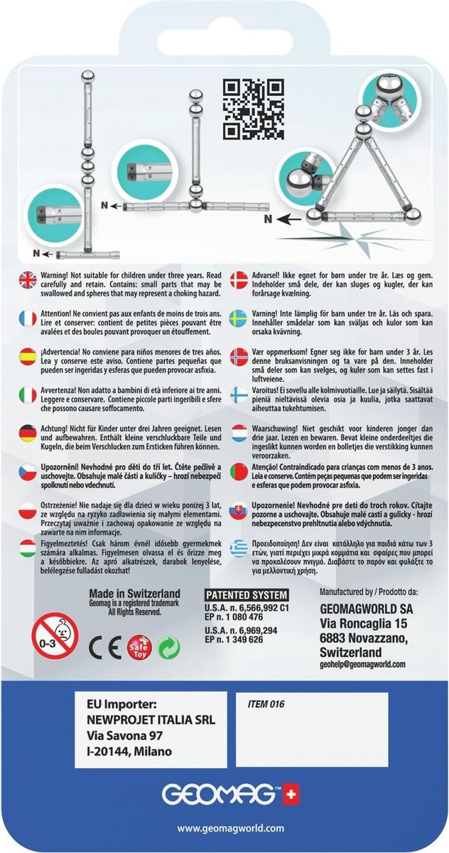 Geomag Pro L Compas 7 delig zilver - Silver