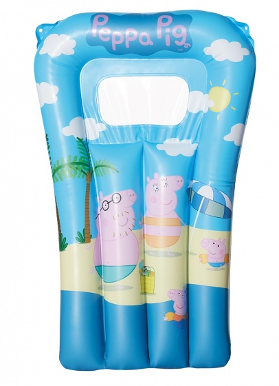 Happy People luchtbed Peppa Pig 67 x 43 cm - Blauw