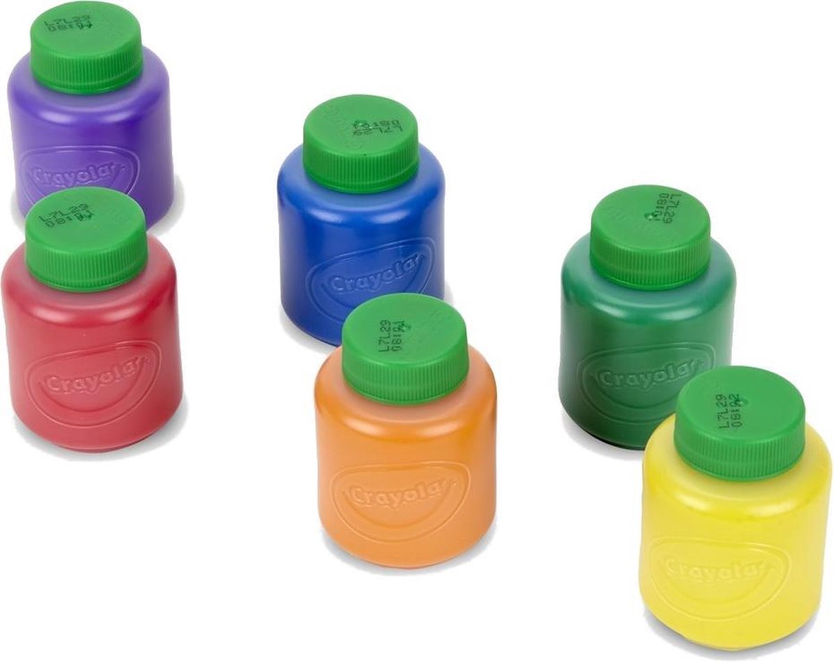 Crayola Silly Scents uitwasbare verf met geur junior 6 delig - Roze