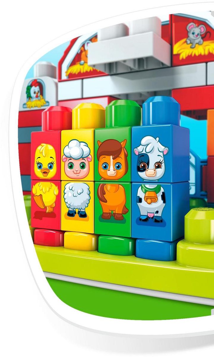 Mega Bloks constructiespeelgoed Muzikale Boerderij 46 delig