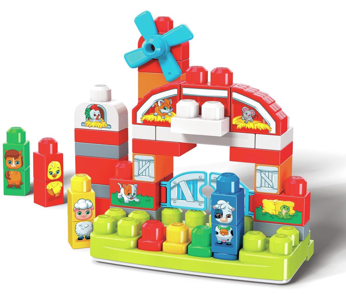 Mega Bloks constructiespeelgoed Muzikale Boerderij 46 delig