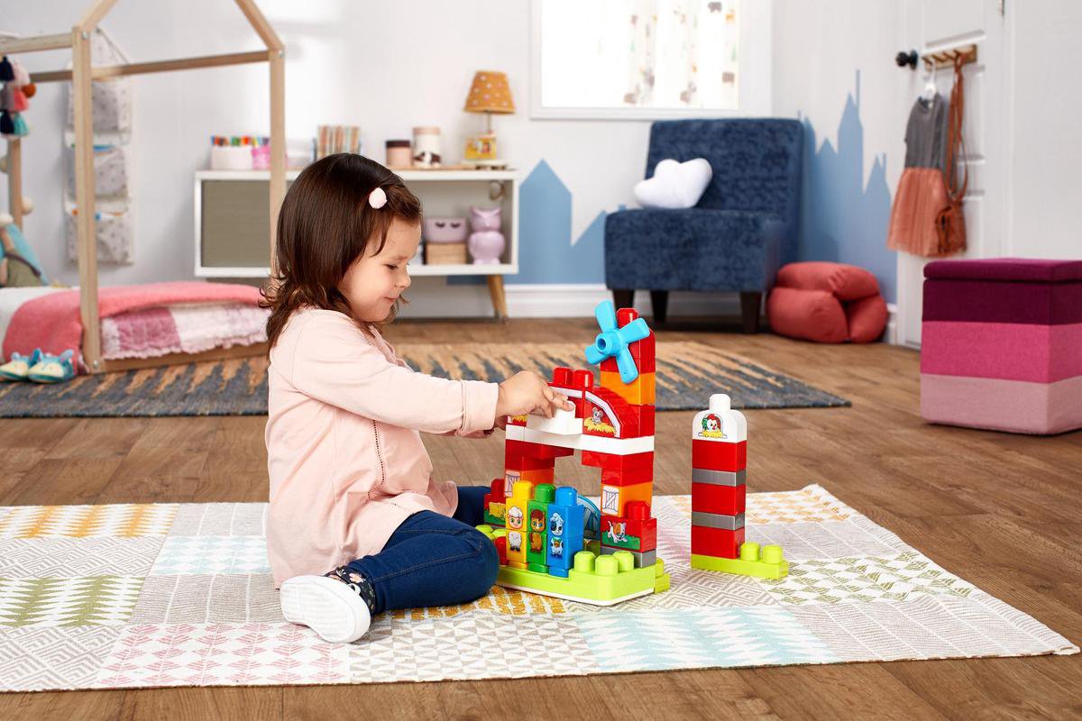 Mega Bloks constructiespeelgoed Muzikale Boerderij 46 delig