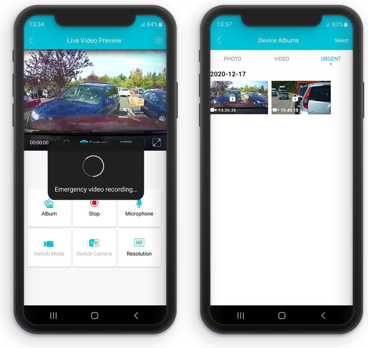 Nordväl DC102 Dashcam 2CH 2K + Wifi 32GB