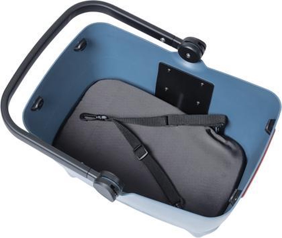 Basil Buddy hondenfietsmand KF - Voorop - Faded Denim - Blauw