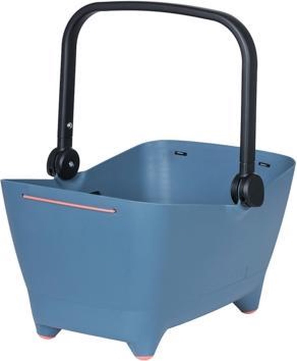 Basil Buddy hondenfietsmand KF - Voorop - Faded Denim - Blauw