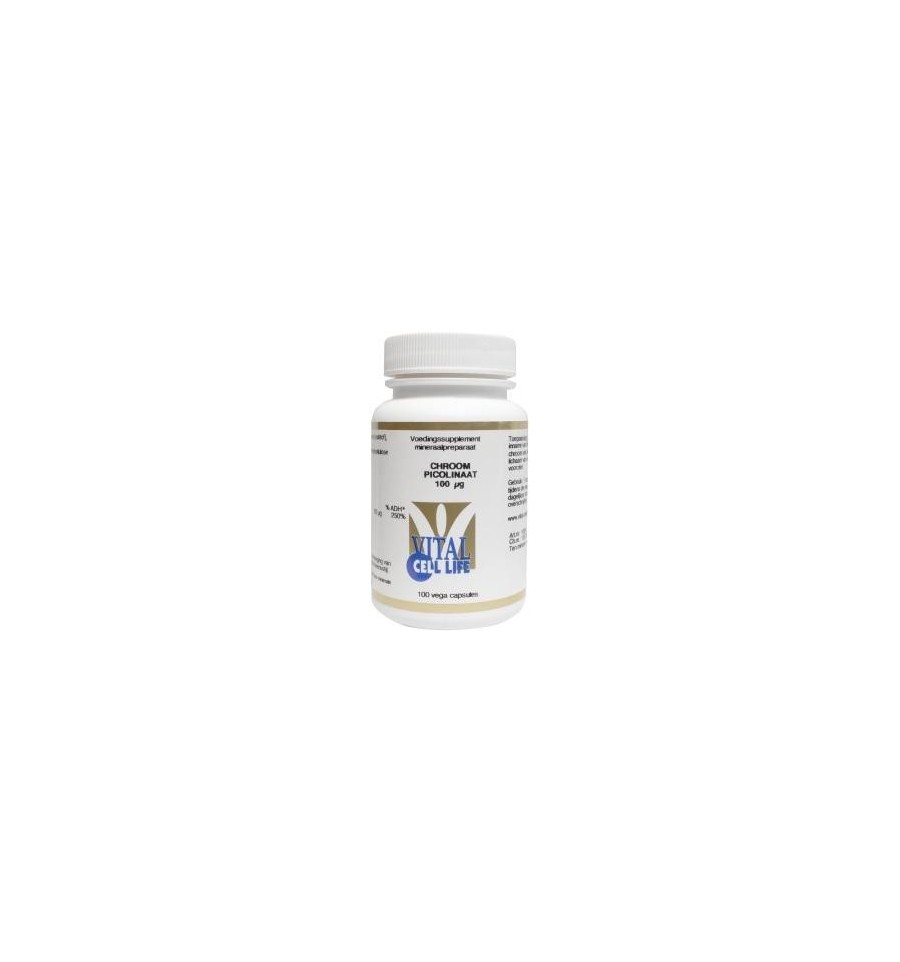 Vital Cell Life Chroom picolinaat 100 mcg 100 capsules