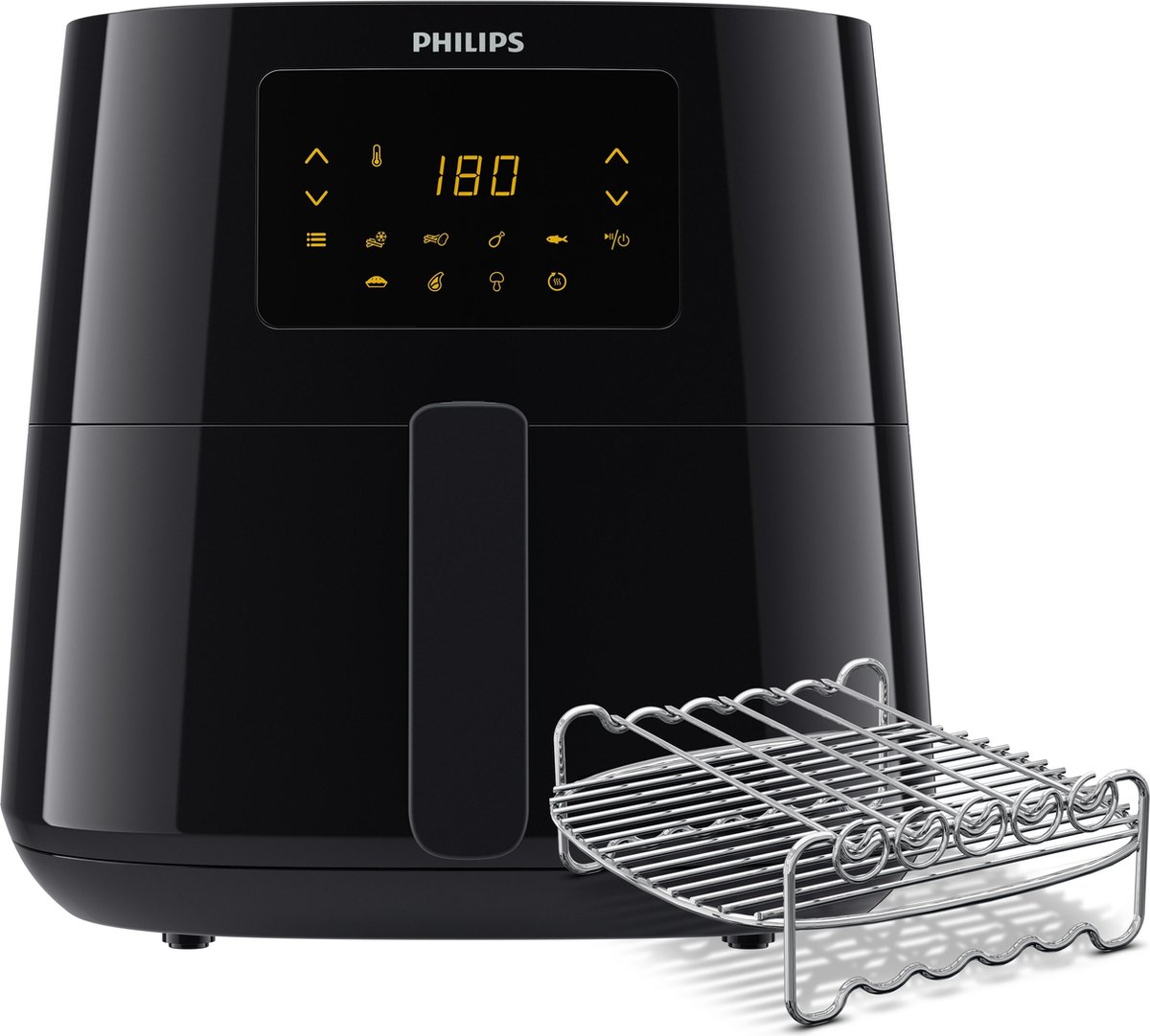 Philips Airfryer XL HD9270/96 + Kookrek - Zwart