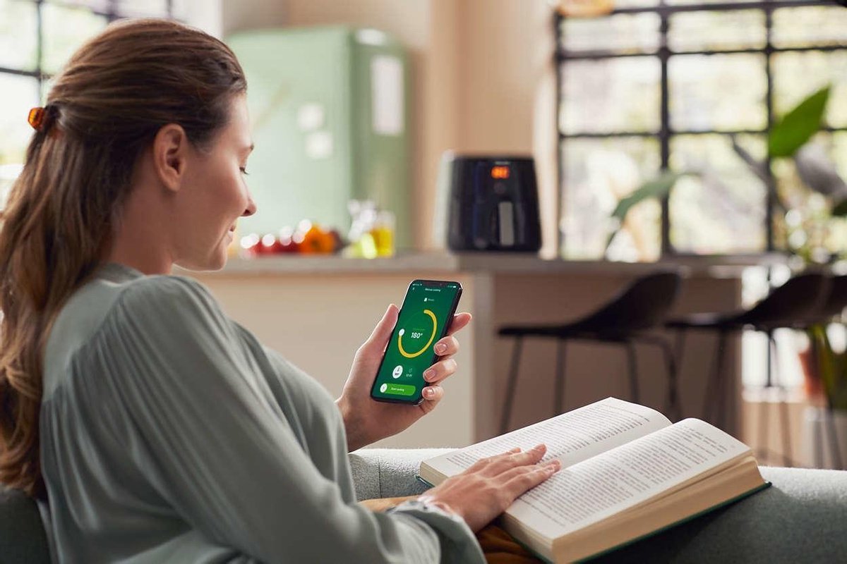 Philips Airfryer XL Connected HD9280/70 - Zwart