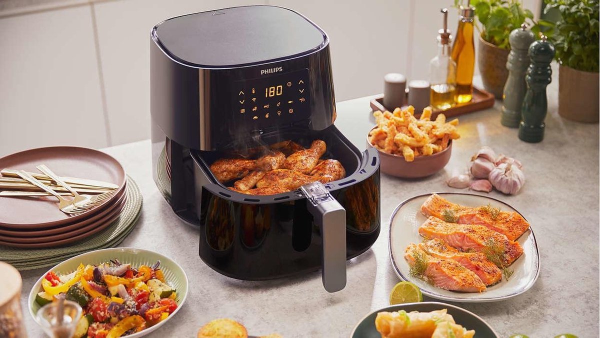 Philips Airfryer XL Connected HD9280/70 - Zwart