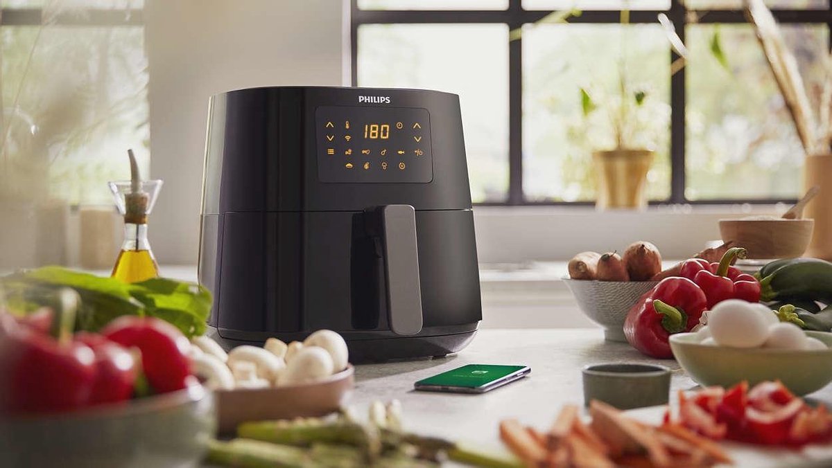 Philips Airfryer XL Connected HD9280/70 - Zwart