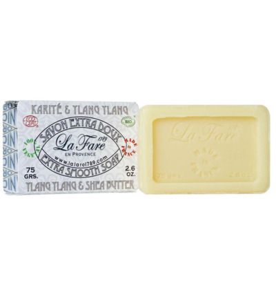 La Fare 1789 Soap Extra Smooth Shea Butter Ylang Ylang 75g