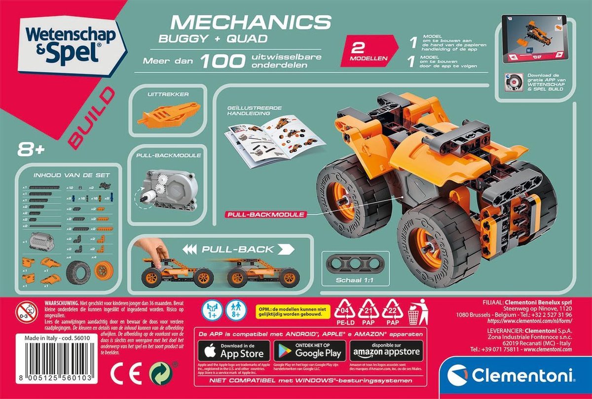 Clementoni Klein Mechanisch Laboratorium - Buggy En Quad