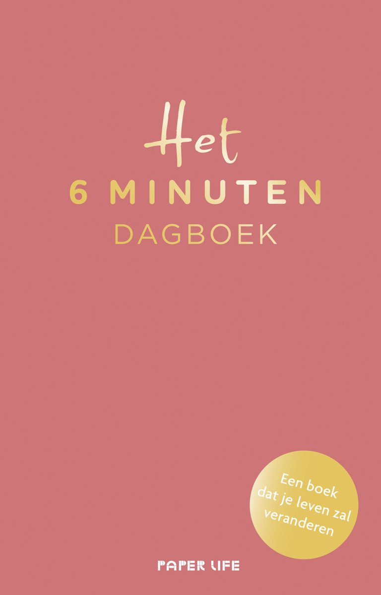 Uitgeverij Unieboek | Het Spectrum Het 6 minuten dagboek - roze editie