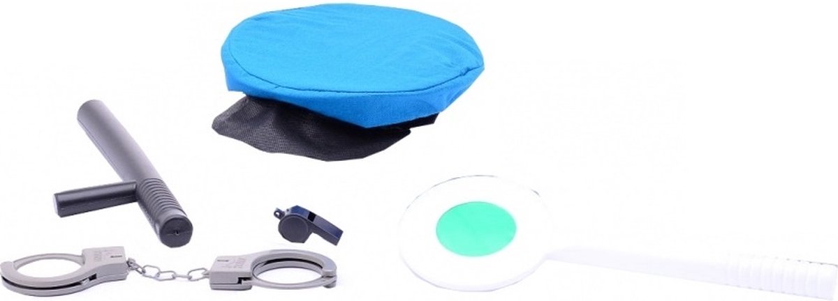 Johntoy politie speelset 5 delig - Blauw