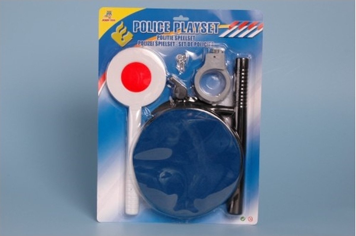 Johntoy politie speelset 5 delig - Blauw