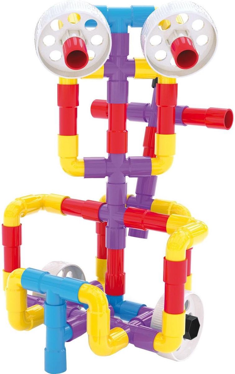 Quercetti buizenconstructie bouwpakket 68 delig
