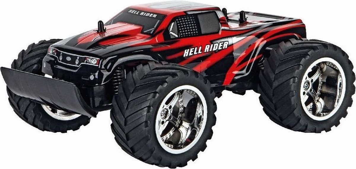 Carrera RC Hell Rider 2.4GHz 1:16/zwart - Rojo