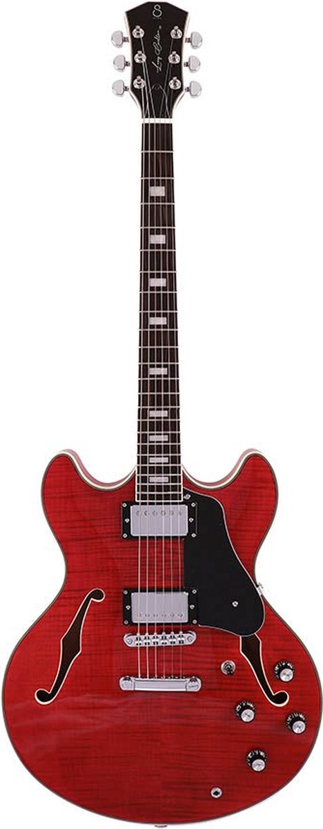 Sire Larry Carlton H7 See Through Red semi-akoestische gitaar