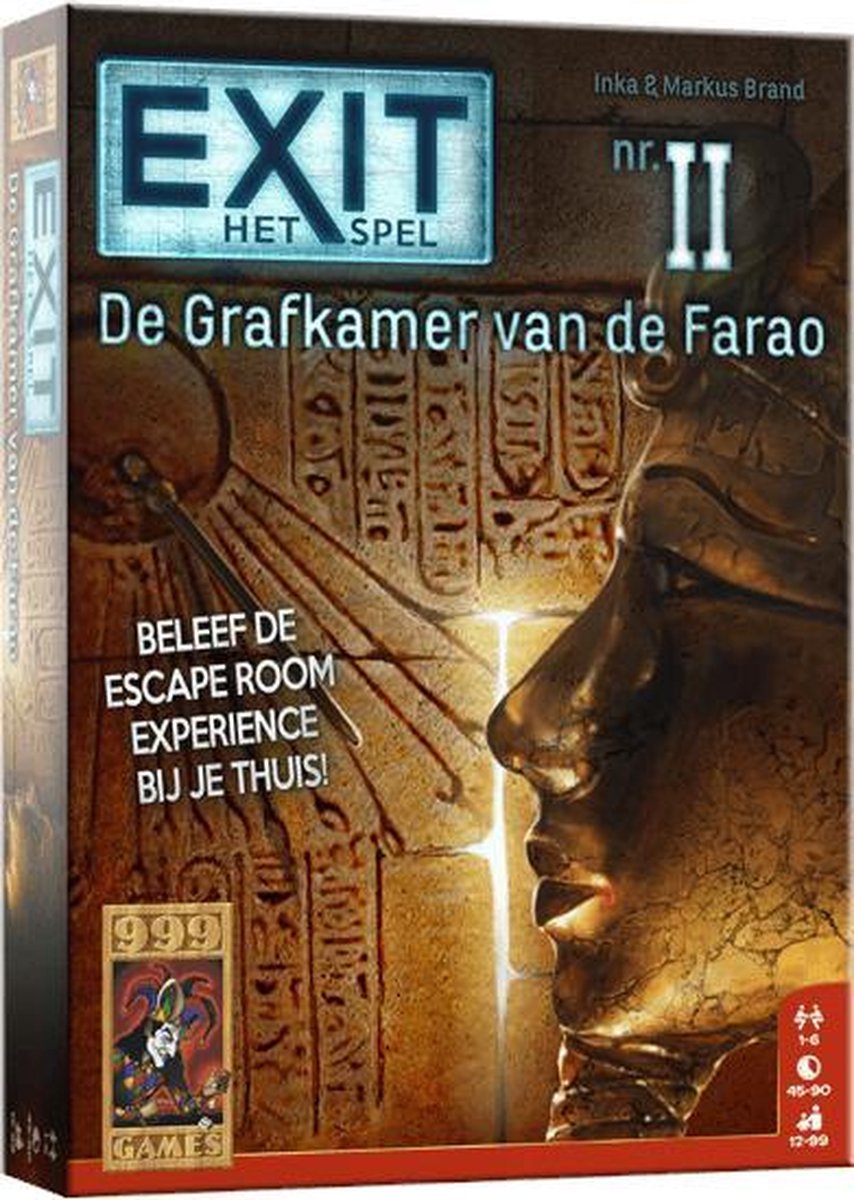 999Games breinbreker EXIT De Grafkamer van de Farao