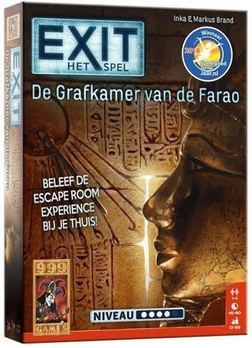 999Games breinbreker EXIT De Grafkamer van de Farao