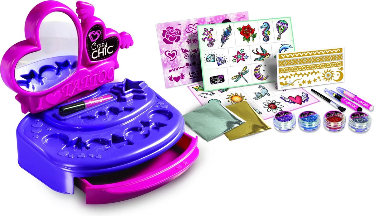 Clementoni Crazy Chic tattooslab - Roze