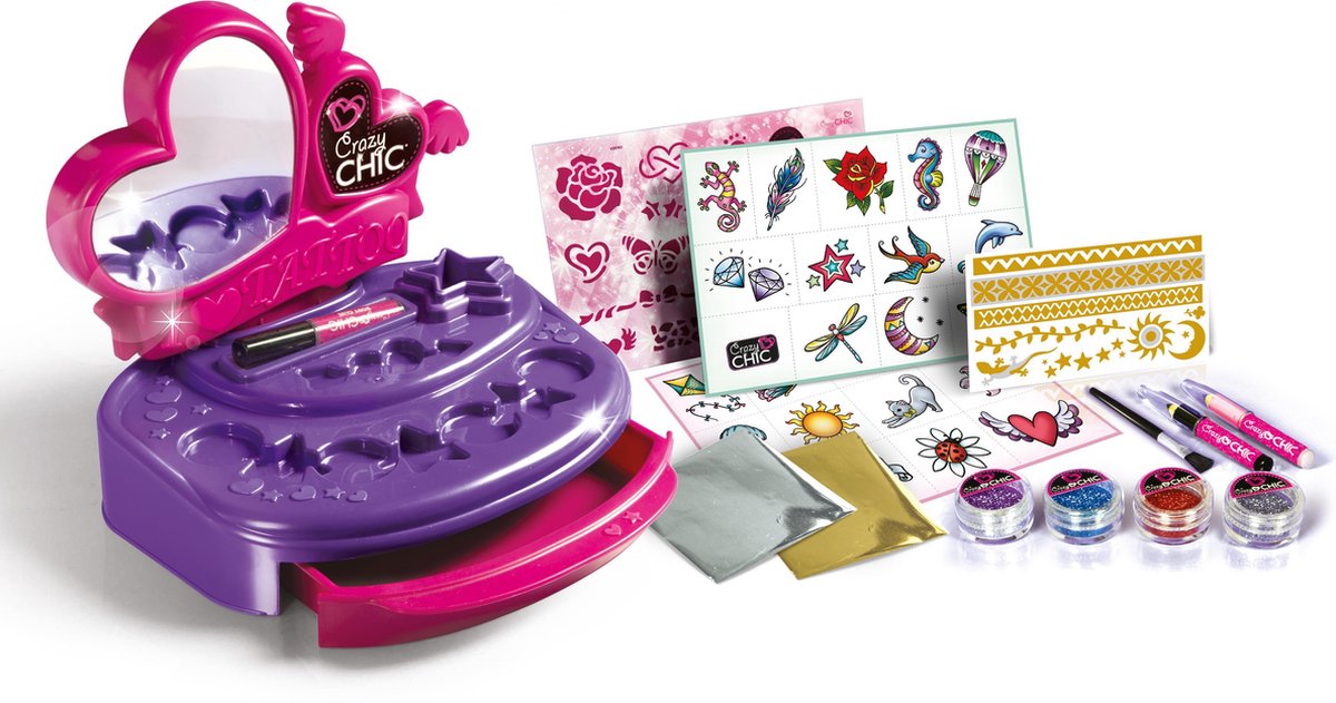 Clementoni Crazy Chic tattooslab - Roze