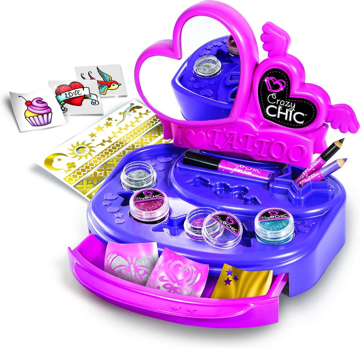 Clementoni Crazy Chic tattooslab - Roze