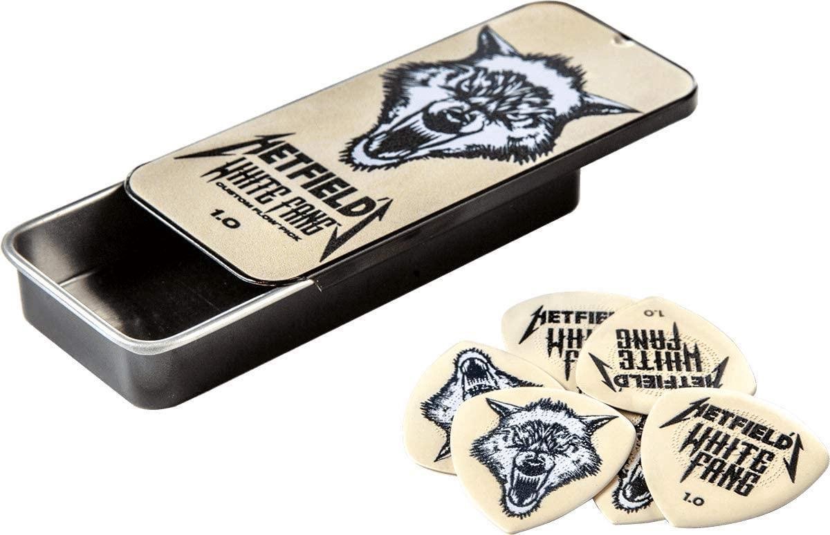 Dunlop PH122T100 Hetfield's White Fang 1.00 mm plectrumdoosje met zes plectra