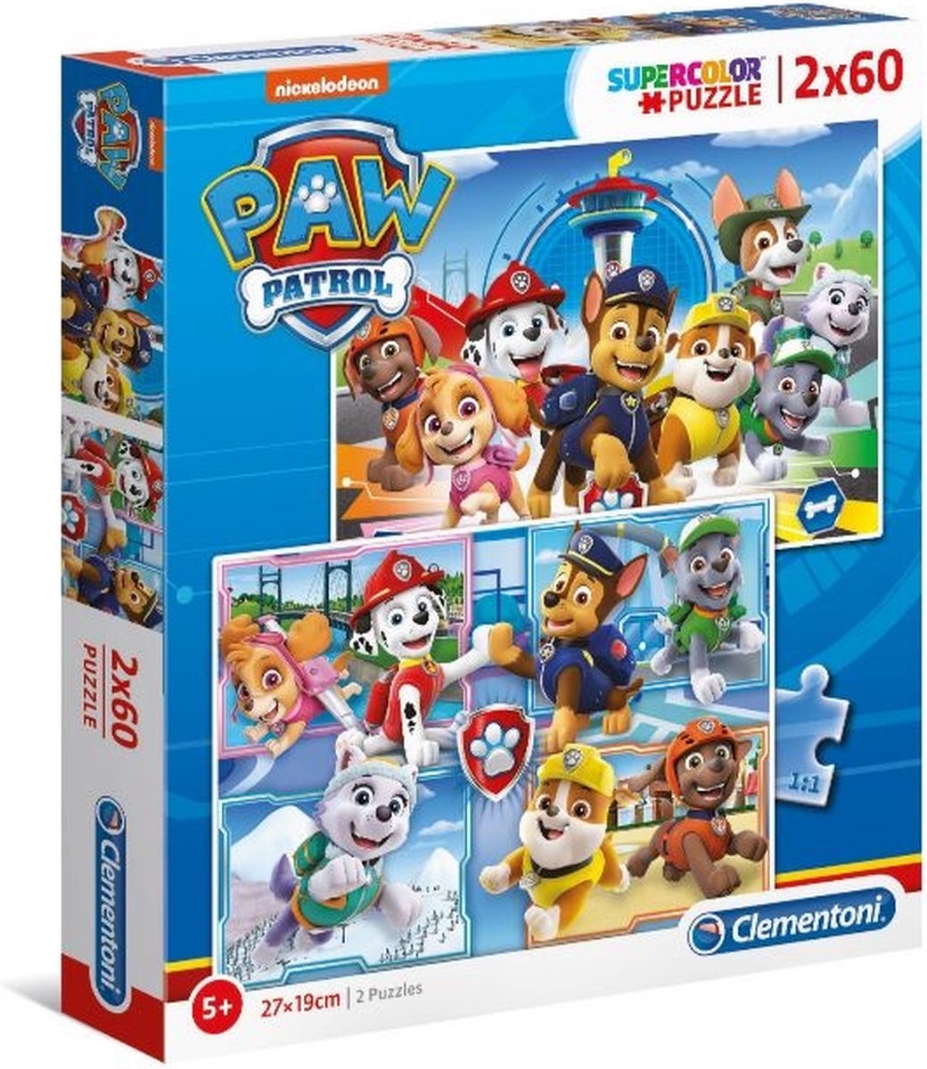 Nickelodeon legpuzzels Paw Patrol junior karton 120 stukjes