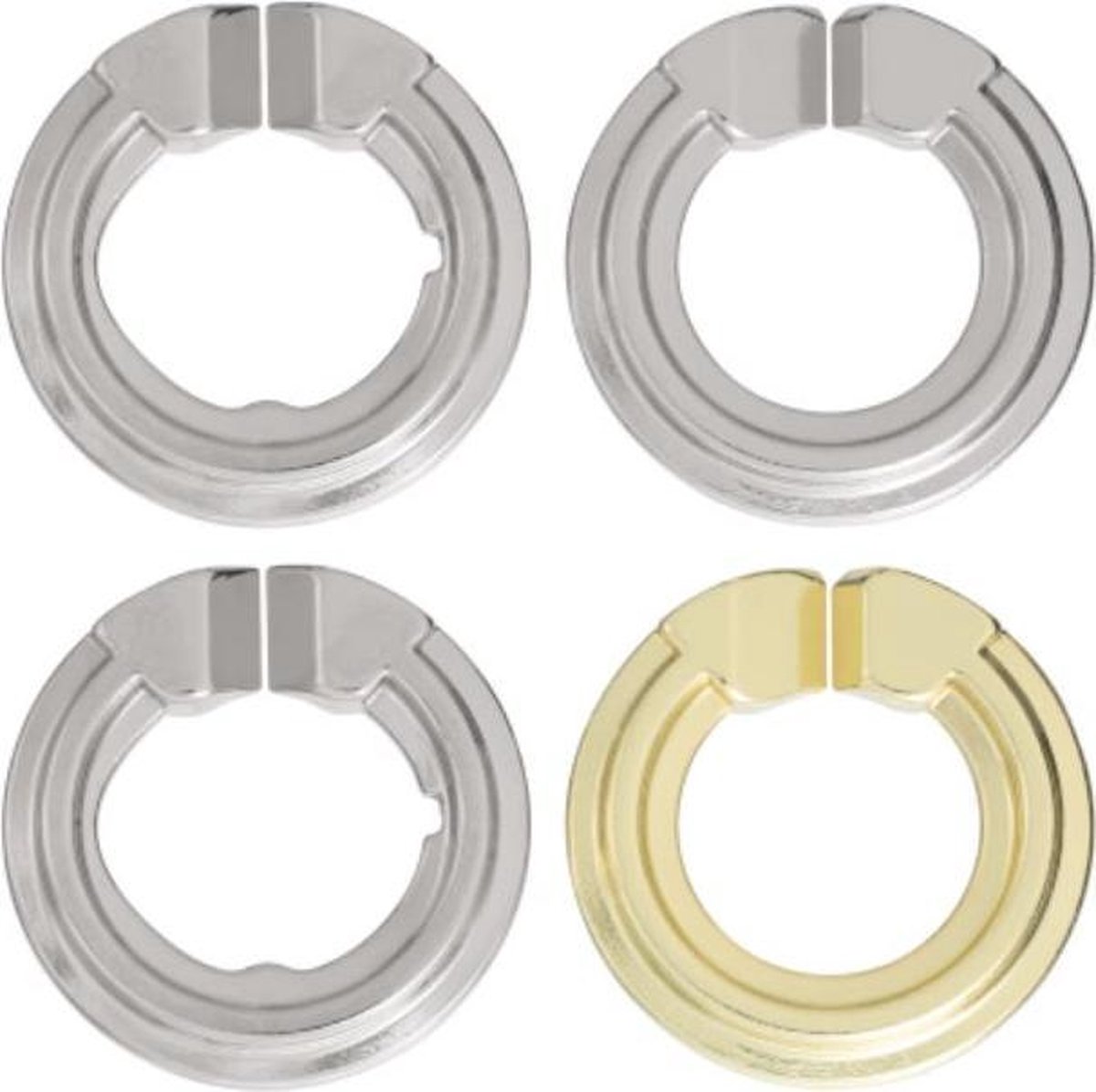 Huzzle puzzel Cast Cyclone junior zink zilver/goud 4 delig