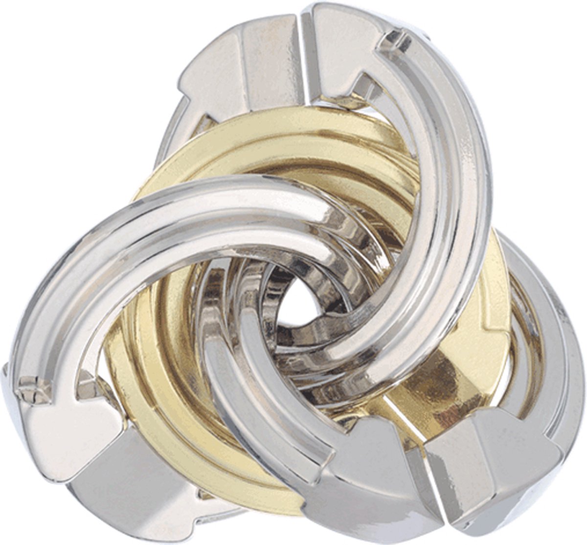 Huzzle puzzel Cast Cyclone junior zink zilver/goud 4 delig