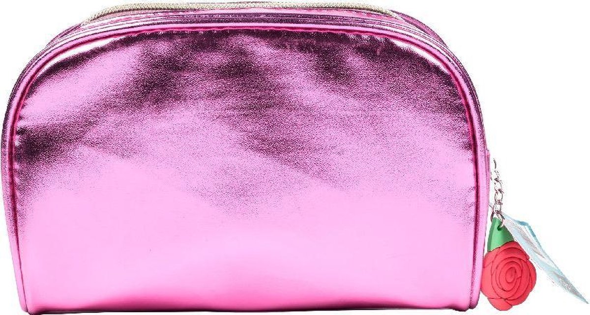 Rita's Wonderland etui meisjes 21 x 7 cm polyester/zilver - Roze