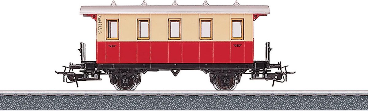 MÃ¤rklin Start up Marklin personenwagon 1:87 11 cm beige/rood