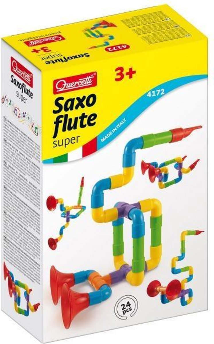 Quercetti Super Saxoflute bouwpakket 24 delig