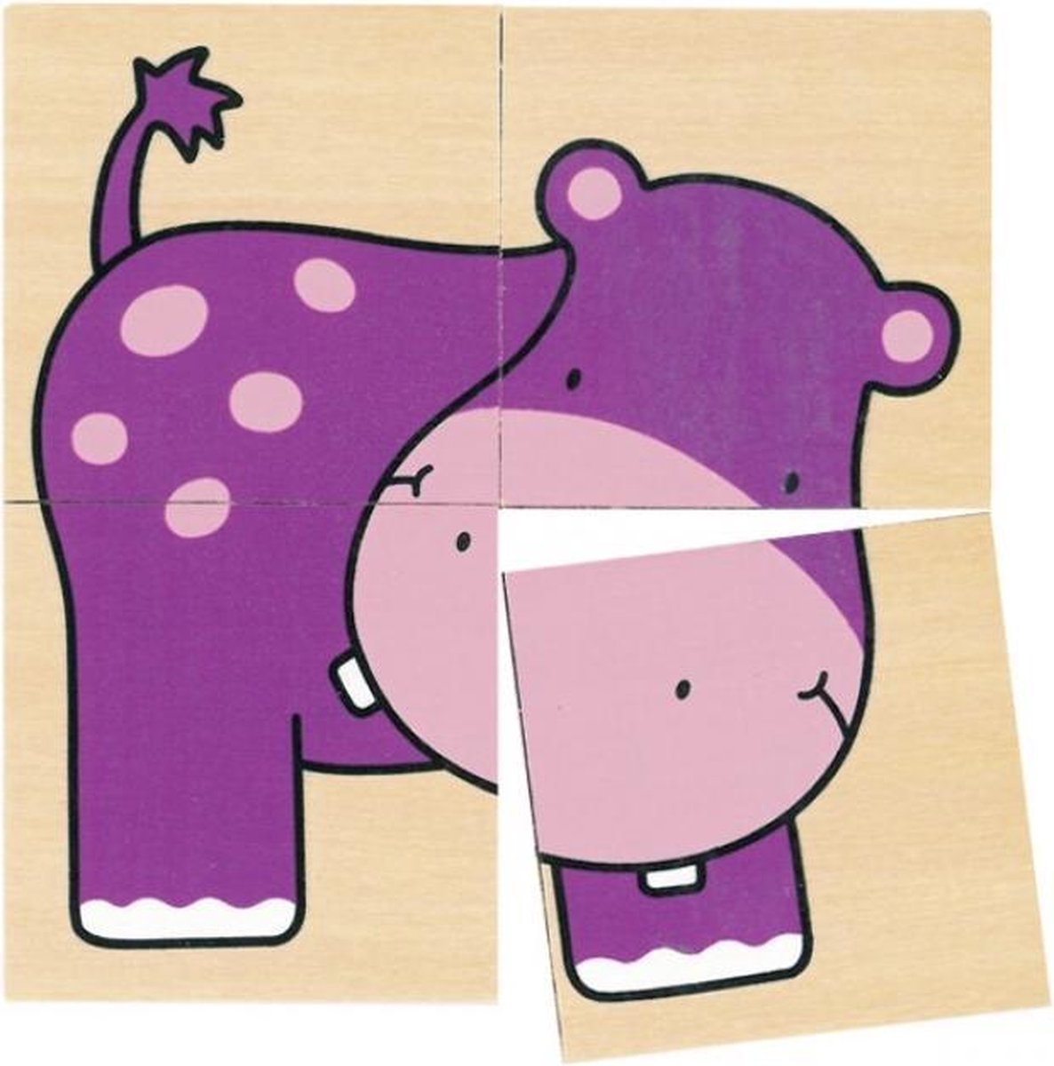 Goki memory en puzzel: wilde dieren 20 delig