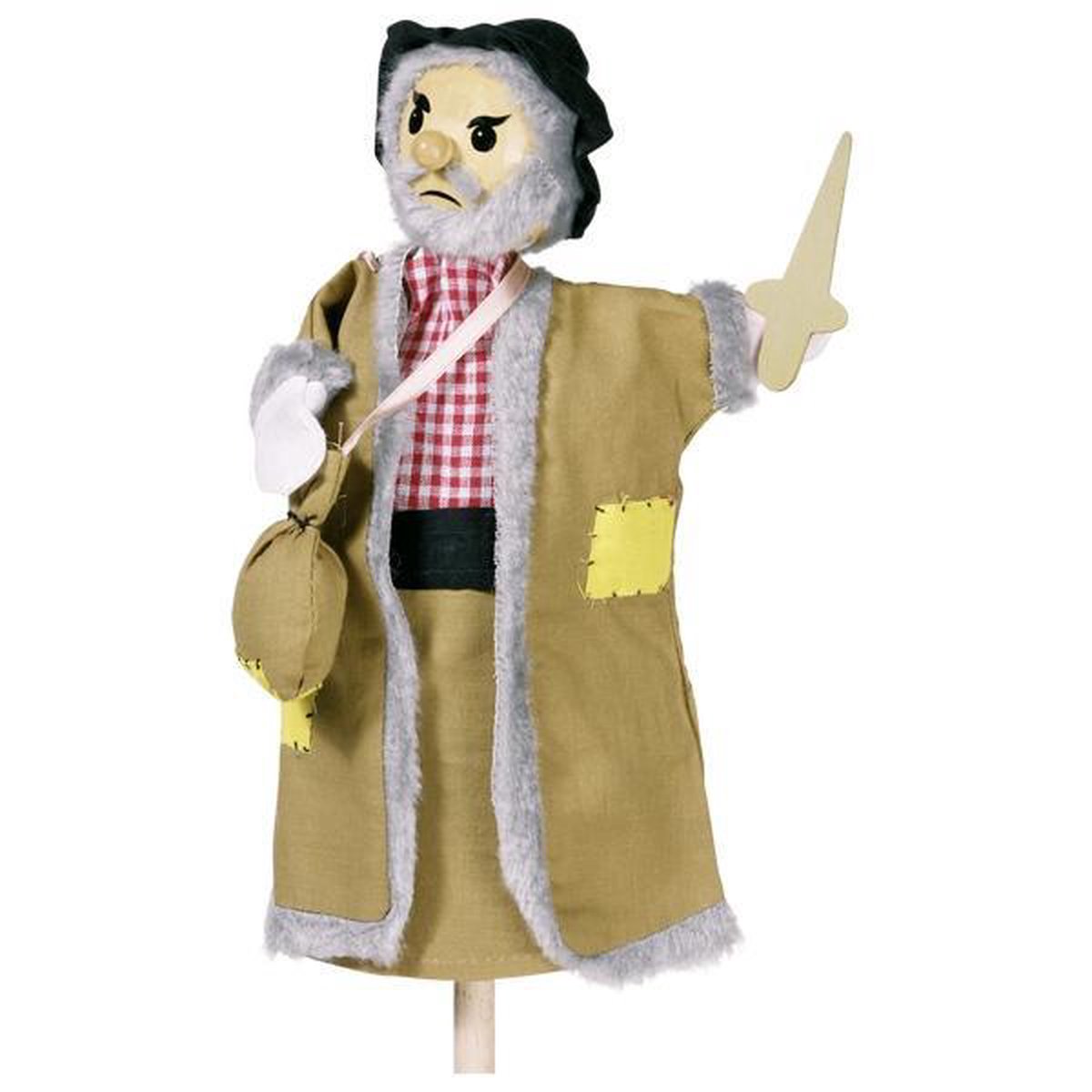 Goki Handpop Boef 27cm - Groen