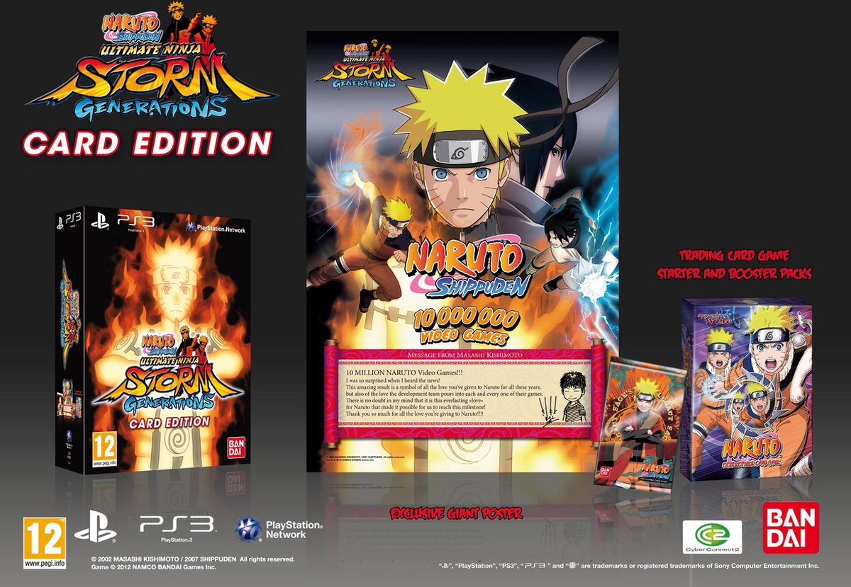 Namco Naruto Shippuden Ultimate Ninja Storm Generations Card Edition